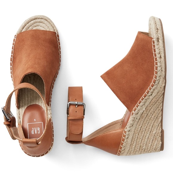 gap suede espadrille wedges
